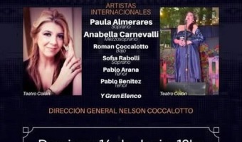 LA FUNDACI�N MAR DE LAS PAMPAS EN CONCIERTO PRESENTAR� UNA GALA L�RICA EN EL TEATRO COLISEO